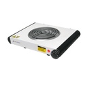 Parrilla eléctrica 1 quemador en espiral, blanca, VOLTECK PAEL-1C