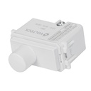 Dimmer giratorio, línea Italiana, color blanco, Volteck DIM-IB