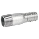 Niple de acero galvanizado 3/4' tipo botella, Foset CG-481