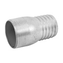 Niple de acero galvanizado 2' tipo botella, Foset CG-485