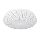 Luminario LED 8W plafón decorativo espiral luz cálida, BASIC PLA-301LC
