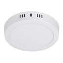 Luminario LED tipo plafón 12 W, redondo, luz cálida, blanco PLA-205LC