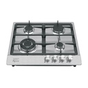 Parrilla gas empotrable 60cm, 4 quem, acero inox, Riviera PAE-604GA