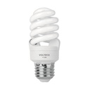 Lámpara espiral mini T2 11 W luz de día en blíster, Volteck F-11EM