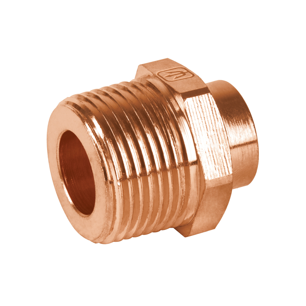 Conector reducido macho 1/2 x 3/4', Foset CC-631