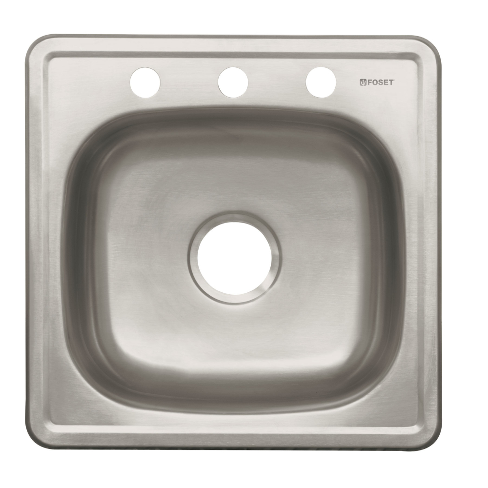 Tarja de empotrar sencilla 48x48cm, Foset Basic TA-48B