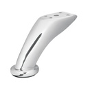 Pata para sofa y mueble, cromo, 90 mm altura, HERMEX PAMU-9