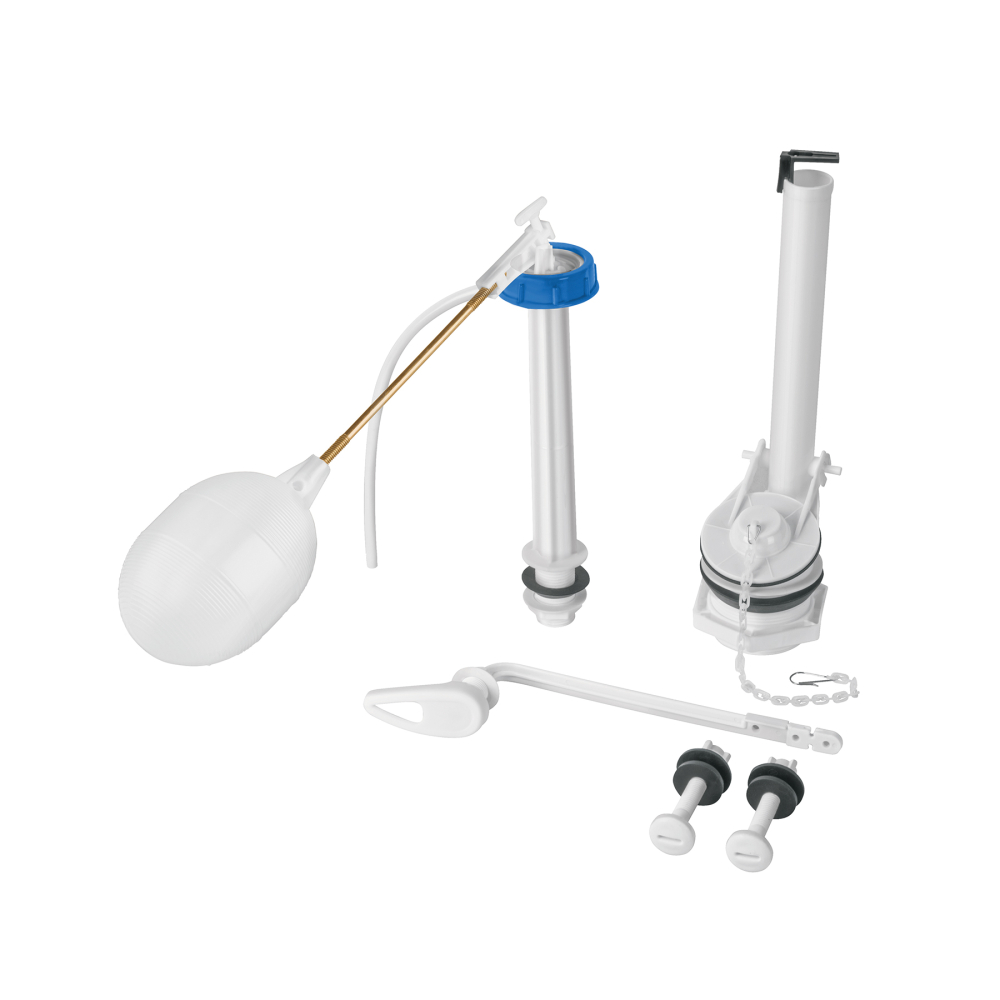 Juego de accesorios para WC, 2' con flotador, Basic VW-356
