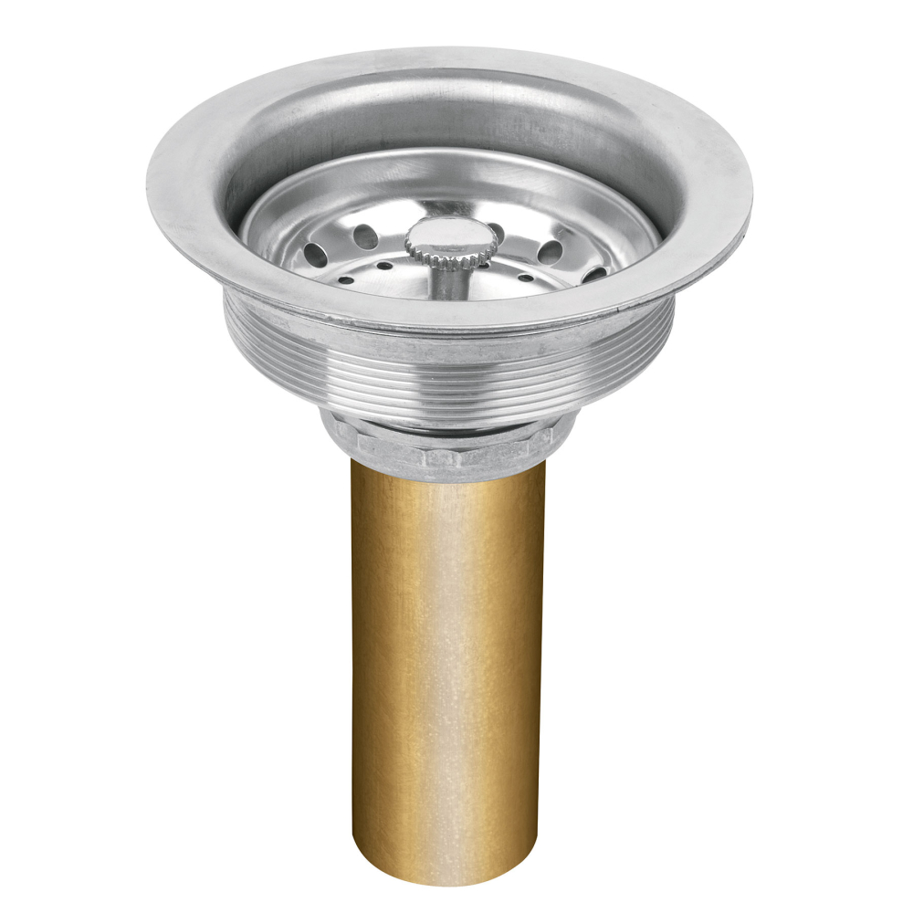 Contracanasta 3-1/2' inox, tubo latón, Foset CO-813
