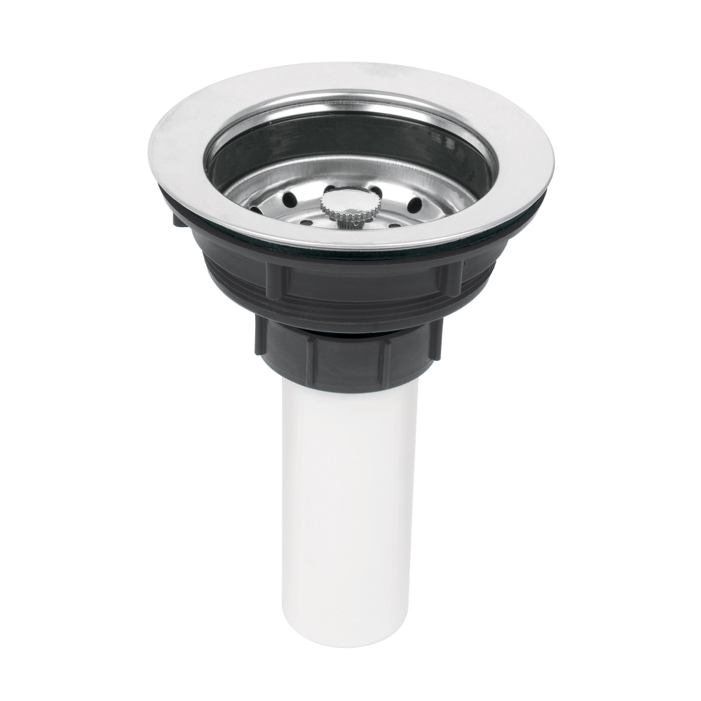 Contracanasta 3-1/2' inox, tubo plástico, Foset CO-814