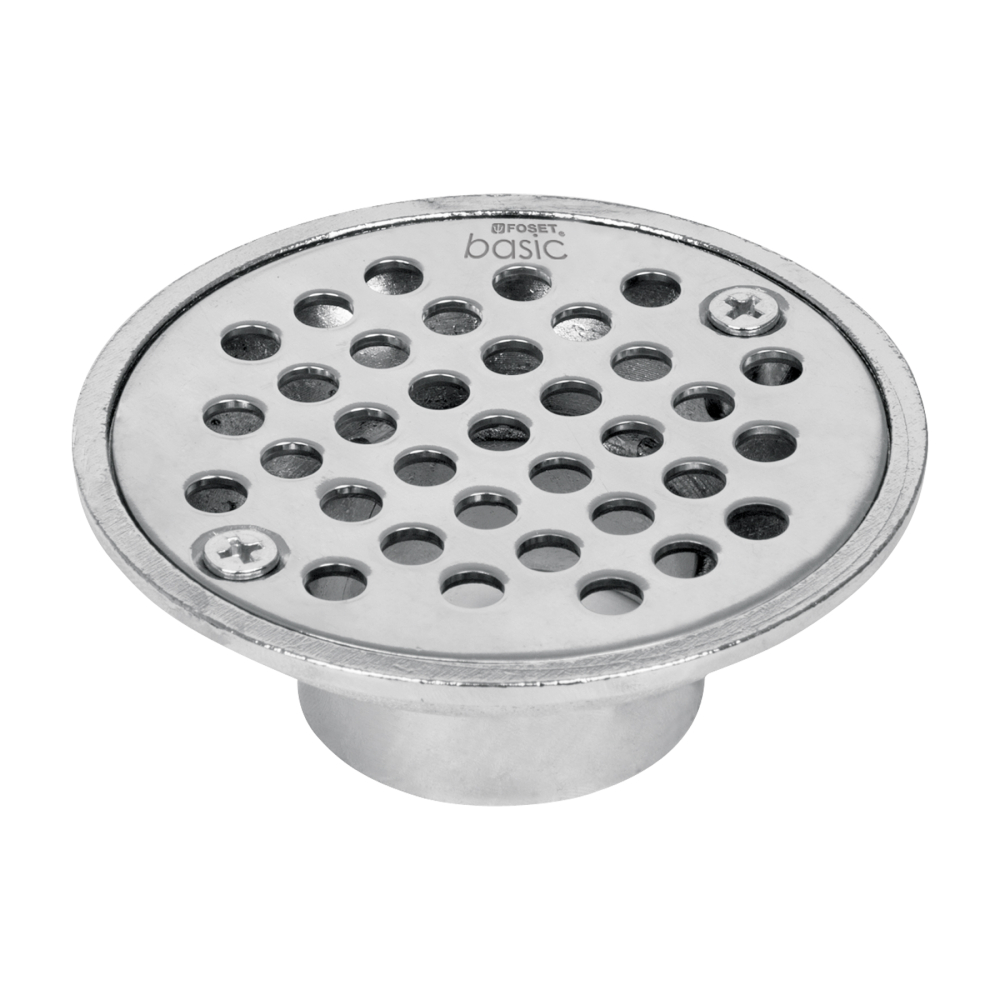 Resumidero de zinc, redondo, modelo 'A', 3-1/2', Basic RS-600