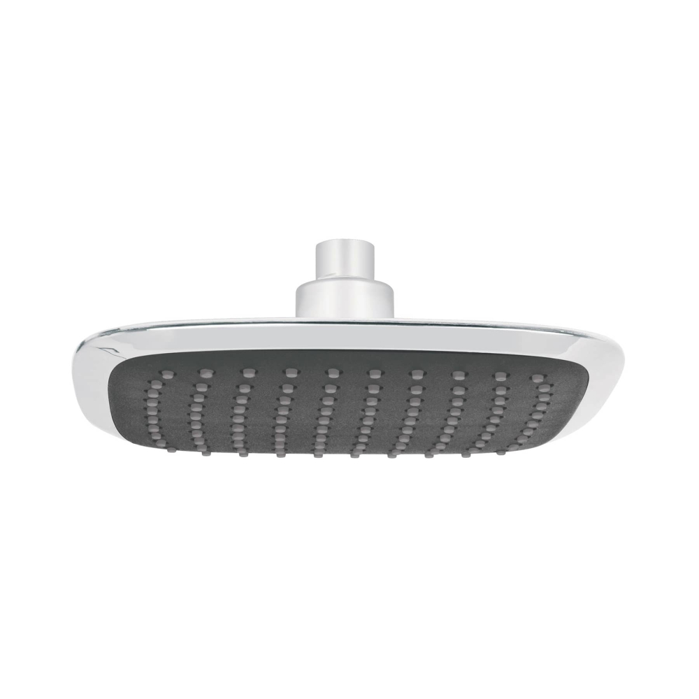 Regadera cuadrada 6', ABS, sin brazo, cromo, AERO R-511S
