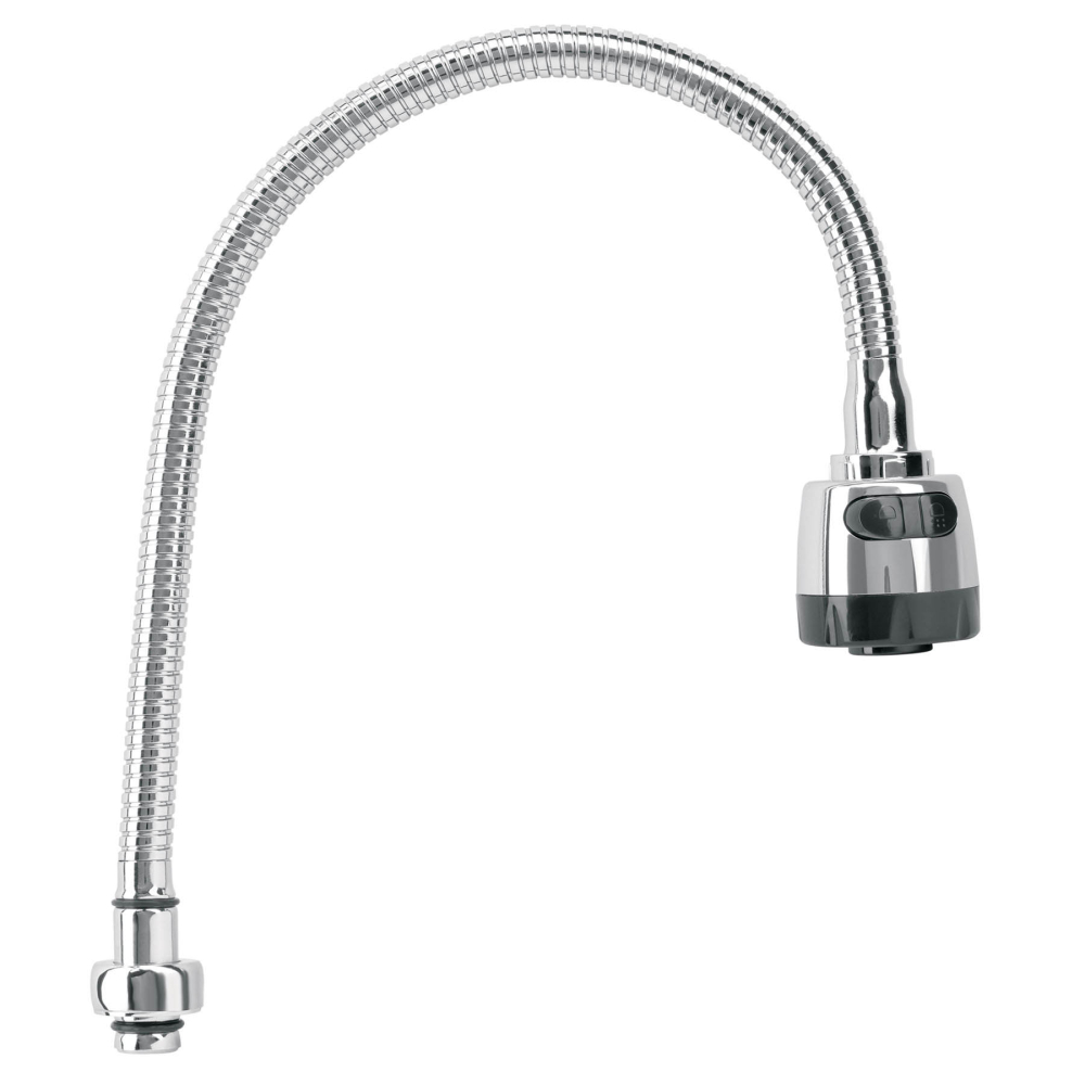 Cuello flexible para mezcladora de fregadero, cromo, Aqua AQCR-81
