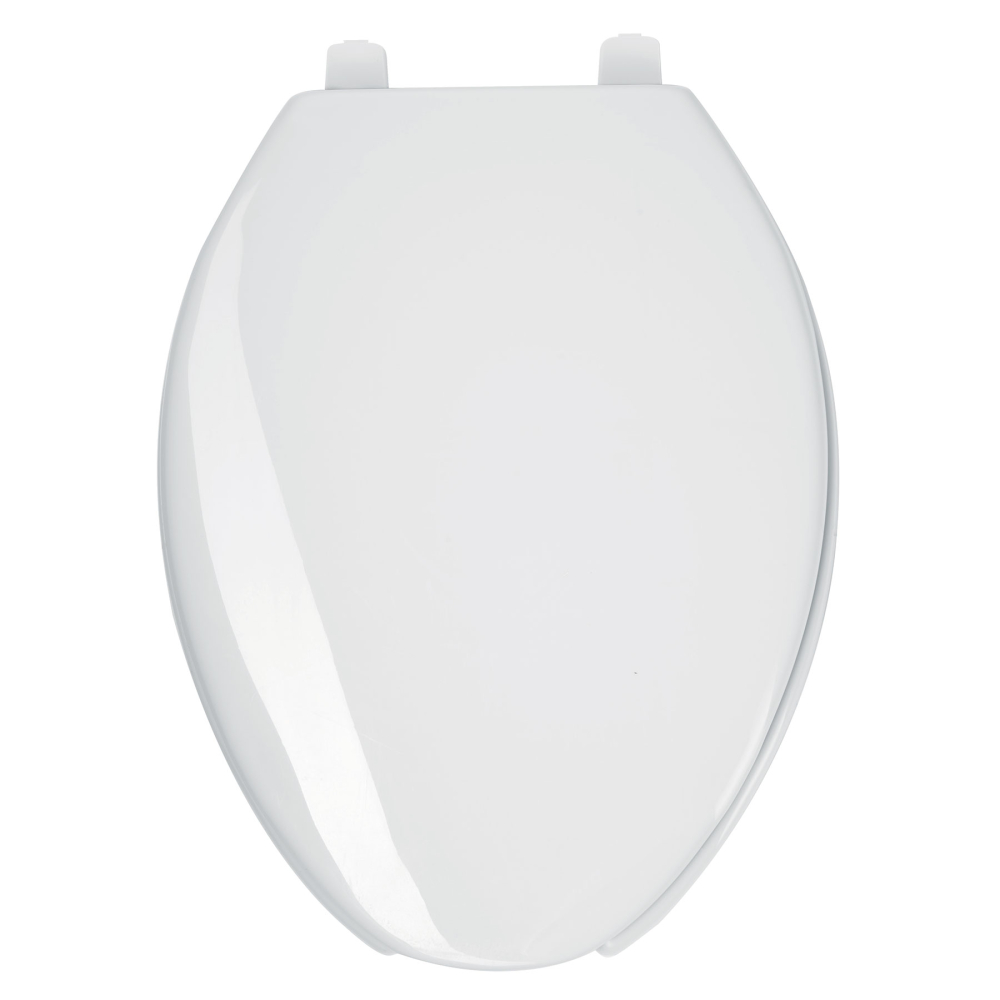 Asiento alargado con tapa para WC, abierto, blanco, FOSET AWC-45B