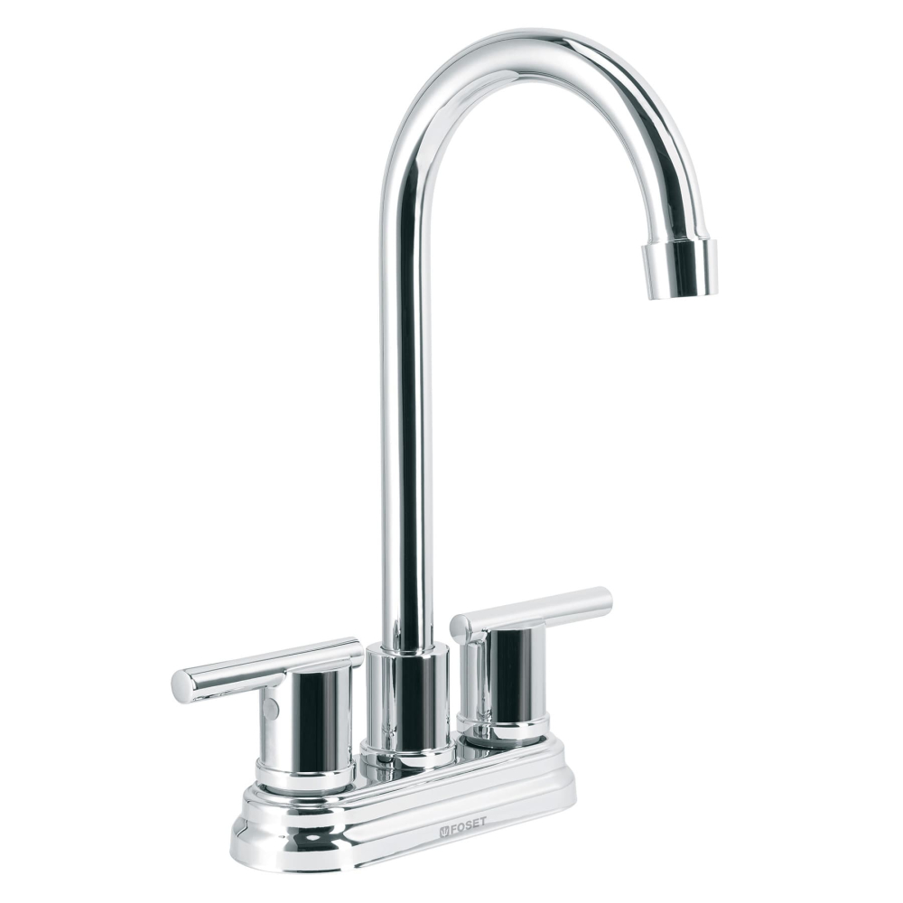 Mezcladora cromo 4' para lavabo cuello tipo bar, Element ELM-43