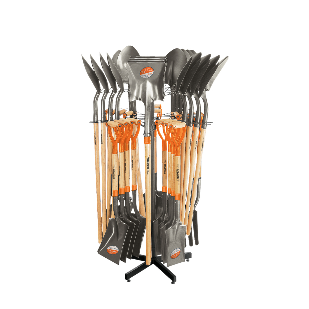 Rack giratorio para palas y bieldos, Truper R-GIR