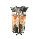 Rack giratorio para palas y bieldos, Truper R-GIR