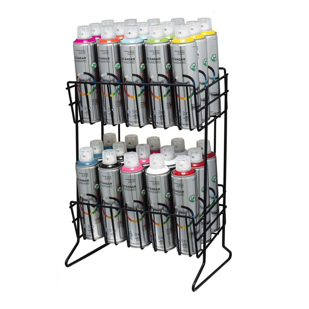 Rack para 30 pinturas en aerosol, Truper R-PINT-A