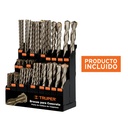 Exhibidor despachador con brocas para concreto, Truper DESP-BROC