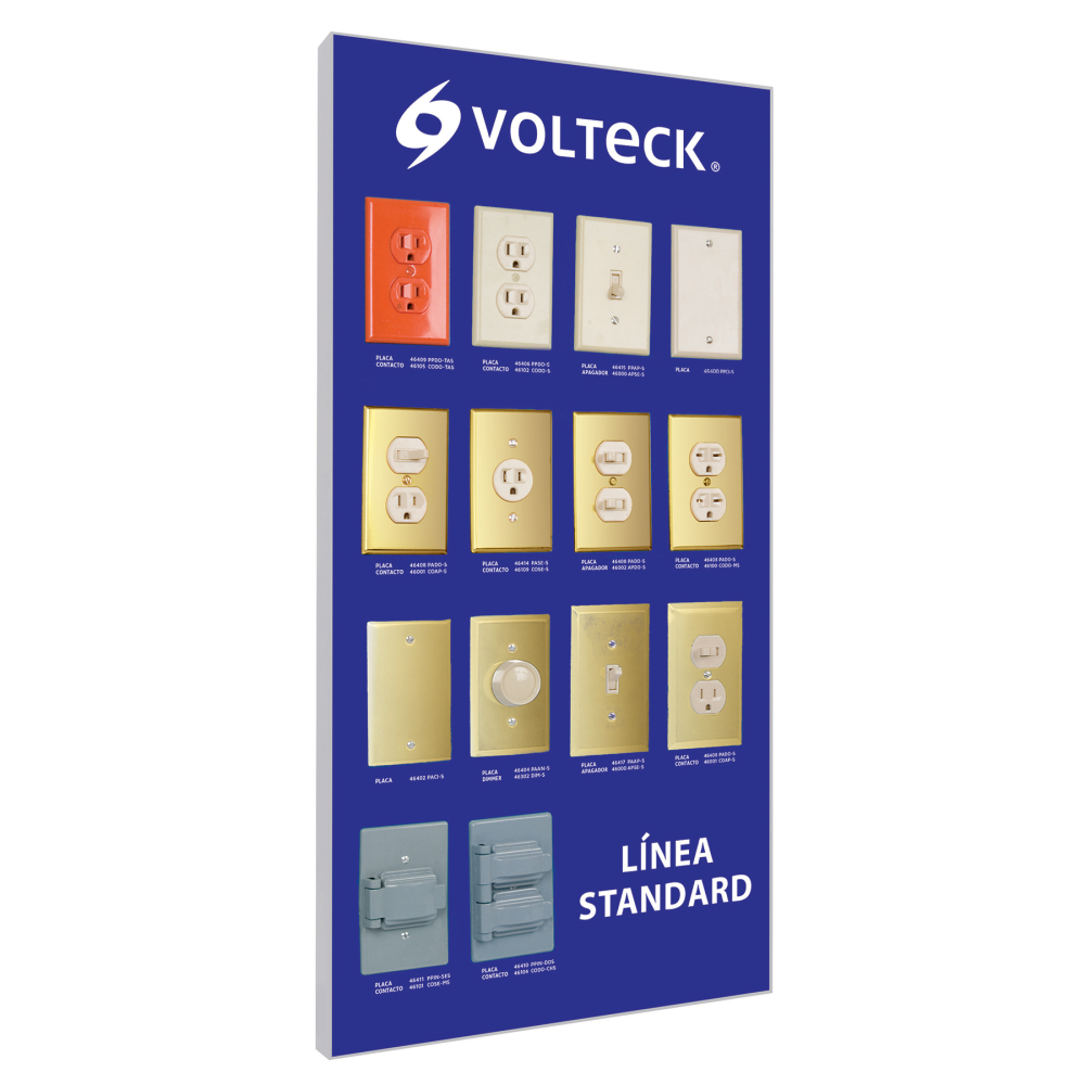 Exhibidor línea standard, Volteck EX-LS-VK