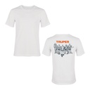 Playera cuello redondo para hombre, blanca, EG, Truper CAM-BLA-42