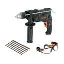 Combo rotomartillo 1/2' 700W, 6 brocas y lentes, INDUSTRIAL COMBOR-1/2N6