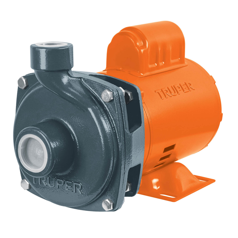 Bomba centrífuga para agua, 1/2 HP, TRUPER BOAC-1/2A