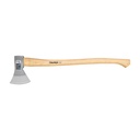 Hacha europea 1000 g, mango hickory 28', Truper HE-1000