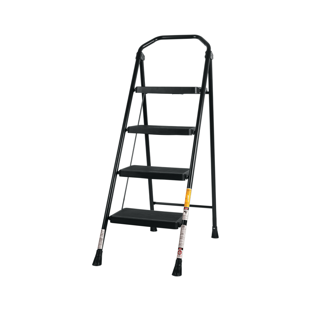 Escalera tubular, plegable, 4 peldaños, Truper ESTU-4