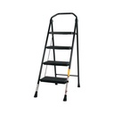 Escalera tubular, plegable, 4 peldaños, Truper ESTU-4