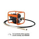 Vibrador para concreto con motor a gasolina, 5.5 HP, Truper VICO-55