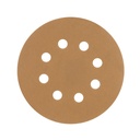 Paquete c/5 discos de lija 5' grano 220, 8 perforaciones DIRO-522