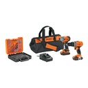 Combo rotomartillo/destornillador impacto, 20V, TRUPER PRO COMBO-20A2