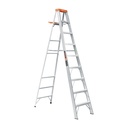 Escalera de tijera tipo ll 8 peldaños y bandeja, Truper EST-28