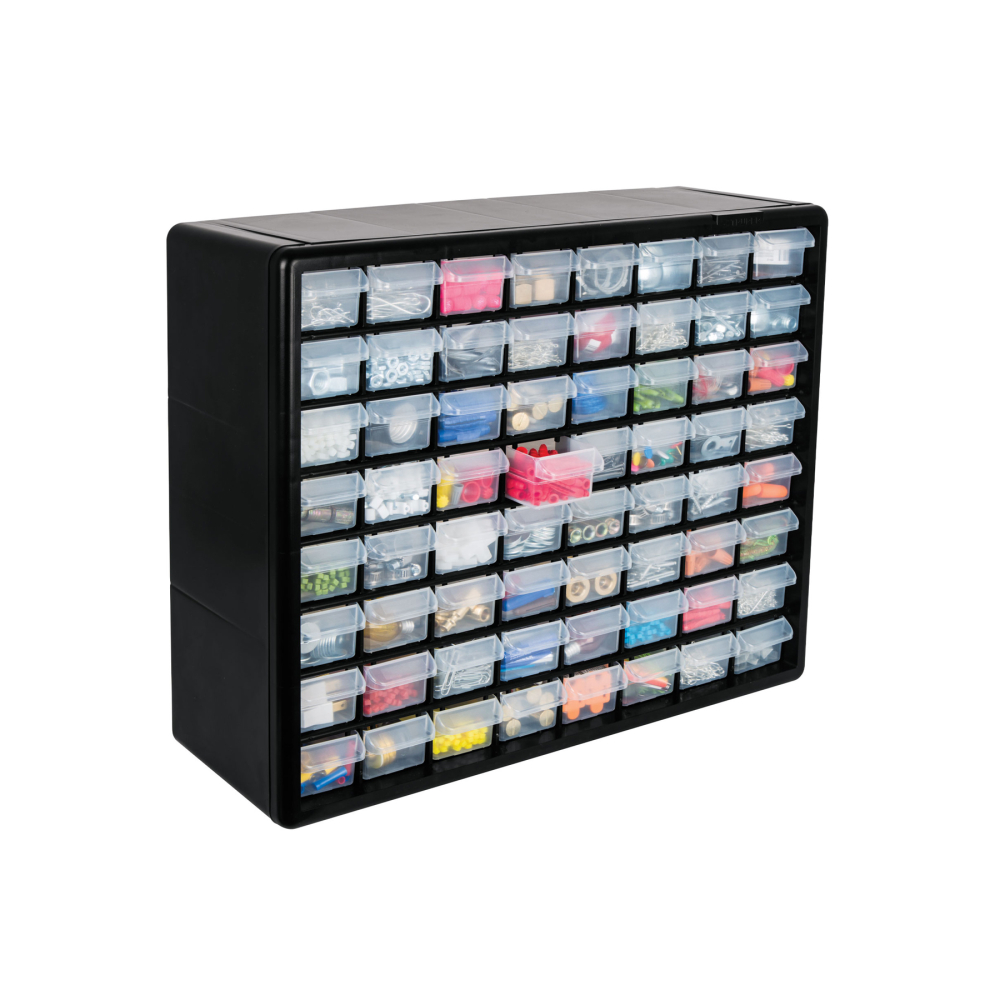 Organizador con 64 gavetas, Truper ORG-64