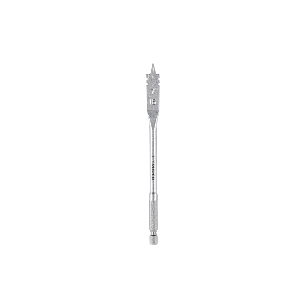 Broca plana de manita 7/16' para madera, Truper BPT-7/16