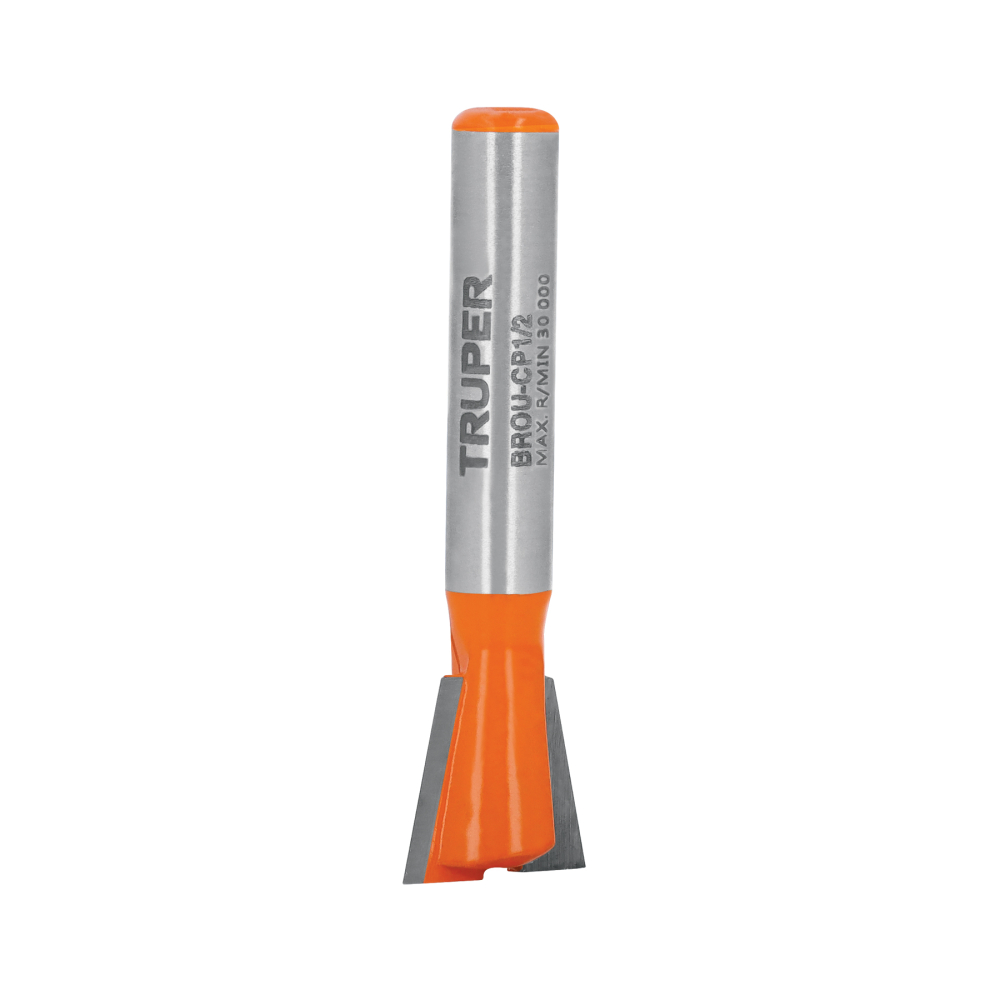 Broca para router, cola de pato, 1/2', Truper BROU-CP1/2