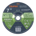 Disco Tipo 42 de 7' x 3.2 mm para corte de piedra, Truper ABT-418