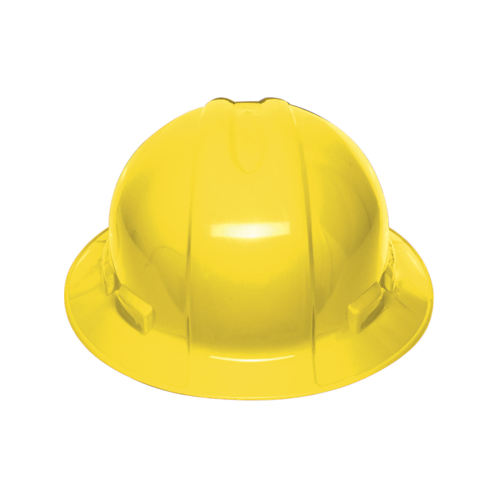 Casco de seguridad ala ancha, amarillo, Truper CAS-AX