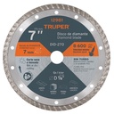 Disco de diamante de 7' x 2.8 mm, rin turbo, TRUPER DID-270
