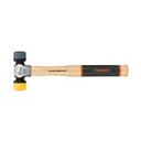 Martillo 35 mm con caras suaves intercambiables, Truper Grip MASU-35
