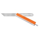 Escuadra 9' falsa de acero inox mango de aluminio, Expert EFT-9X