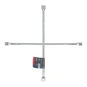 Llave de cruz 20' pulida y cromada, TRUPER LLCR-20