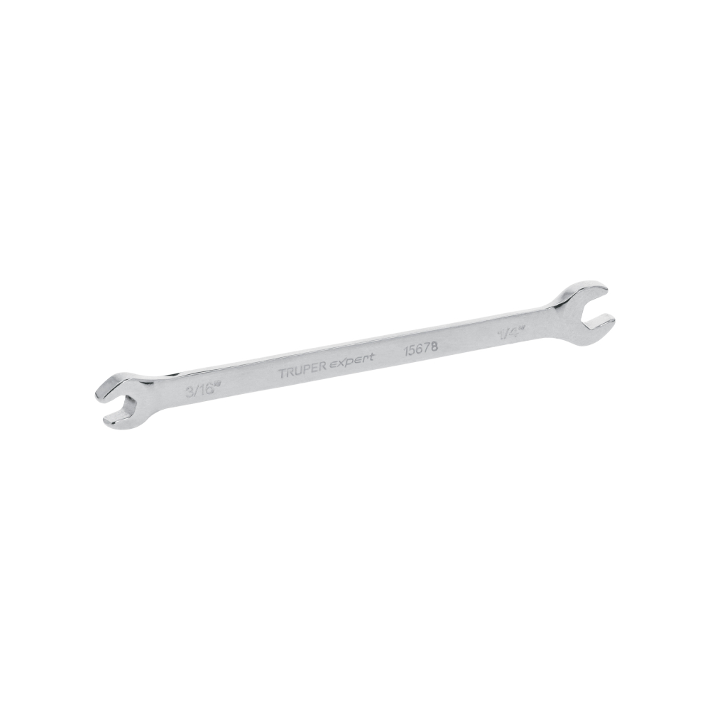 Llave española, 3/16 x 1/4' x 126 mm de largo, Truper Expert LL-3016
