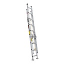 Escalera de extensión, tipo III, 16 peldaños, Truper ESE-16