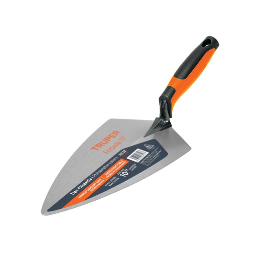 [11232] Cuchara para albañil 10' forjada tipo Filadelfia,mgo Comfort CT-10B