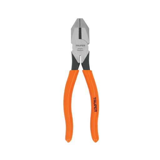 [17303] Pinza para electricista 7' uso rudo, mango PVC, Truper T201-7