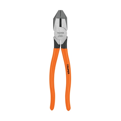 [17305] Pinza para electricista 9' uso rudo, mango PVC, Truper T201-9
