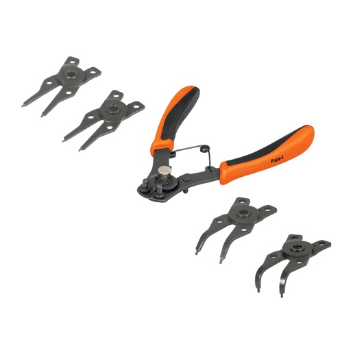 [17355] Pinza para anillos de retención 6' 4 cabezas intercambiables PIAN-4