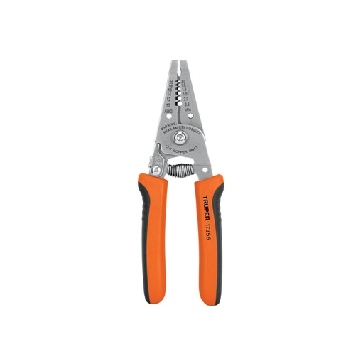 [17356] Pinza 6' pela cables, 26 a 16 AWG, TRUPER PE-CA-6